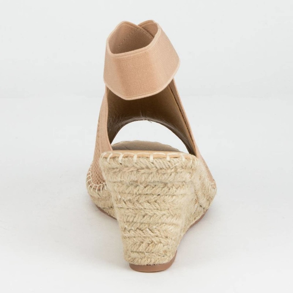 NEW Tan Espadrille Wedges - Picture 3 of 8